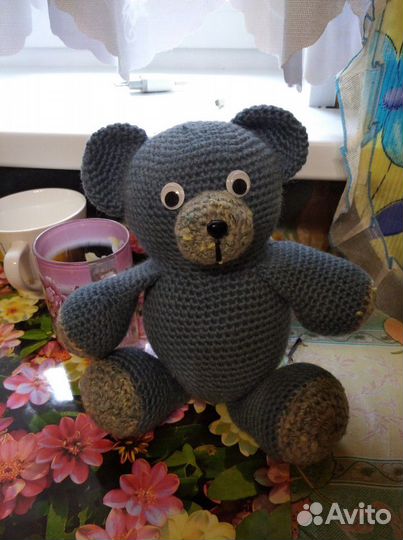 Медведь вязаный