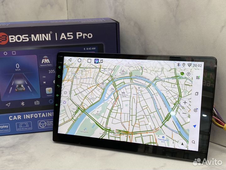 Магнитола bos mini a5 pro 4/64gb