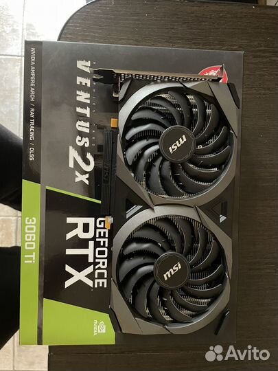 Видеокарта rtx 3060ti msi ventus 2x