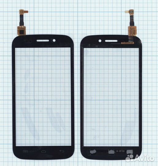 Тачскрин для Micromax A210 Canvas 4 черное