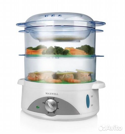 Пароварка новая Maxwell food steamer MW-1202