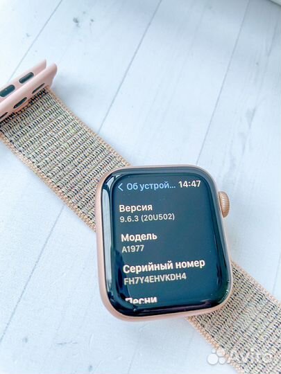 Часы apple watch 4 40 mm