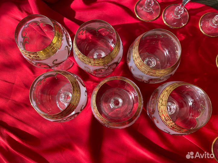 Бокалы bohemia новые оригинал Ваза под фрукты