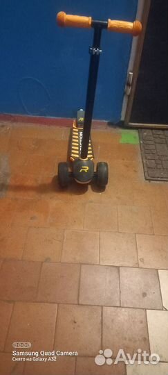 Самокат детский трехколесный бу