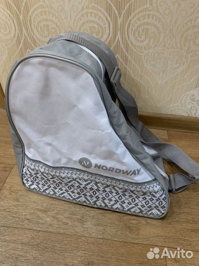 Коньки, сумка, спиннер