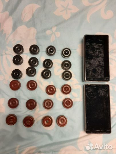 Шашки Антикварные Карболитовые