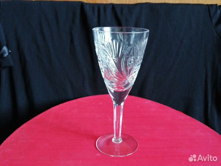 Фужеры хрустальные СССР. Высота 18смбронь