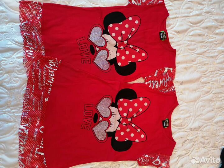 Летние платья для девочек микки