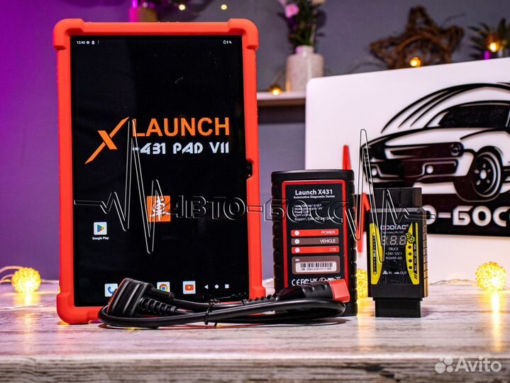 Launch x431 PAD VII HD грузовики + легковые