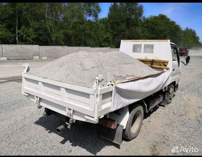 Песок, щебень