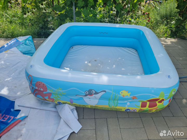 Детский надувной бассейн бу