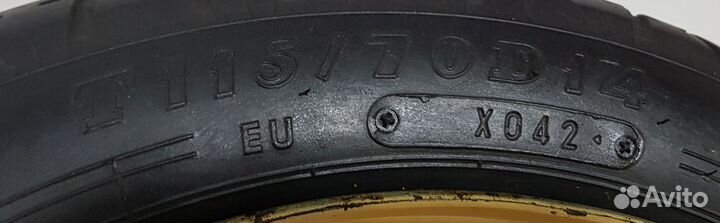 Запаска, докатка Toyota 115/70/r14; 4x100; цо54,1