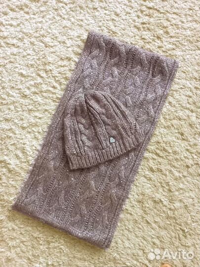 Комплект шапка и шарф женский