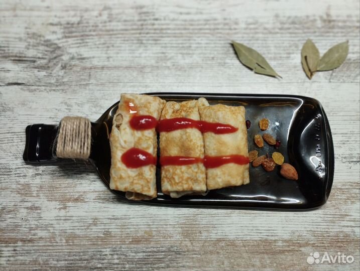 Тарелка-бутылка для сервировки / менажница