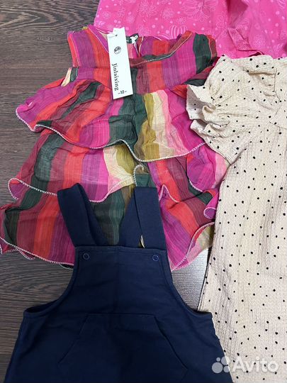 Платья пакетом для девочки 86 92 98
