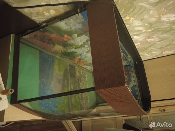 Аквариум с подсветкой 180л и ср-ва ухода