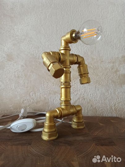 Светильник настольный лофт