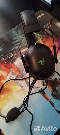 Наушники Razer blackshark v2 + usb sound card