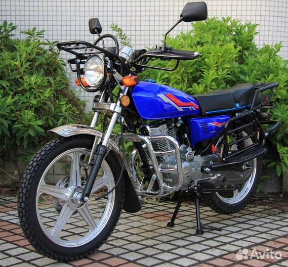 Мотоцикл Hunter 200 см3 синий (мм)