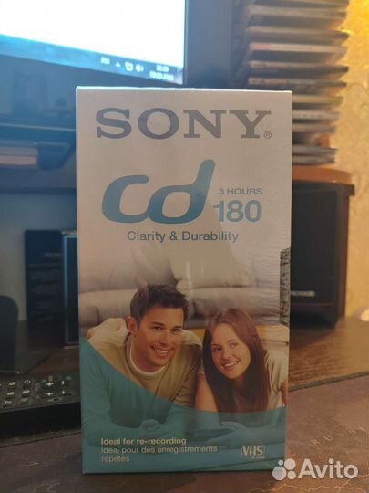 Видео кассета sony 180min