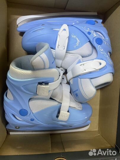 Коньки детские раздвижные 30 33