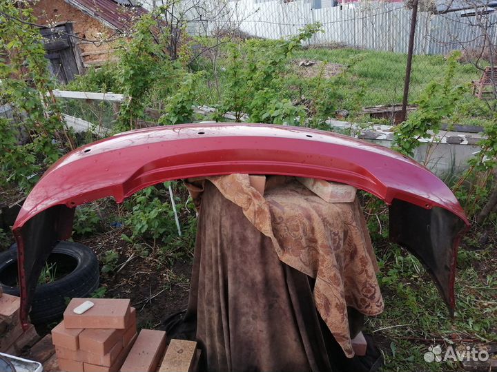 Задний бампер hyundai solaris