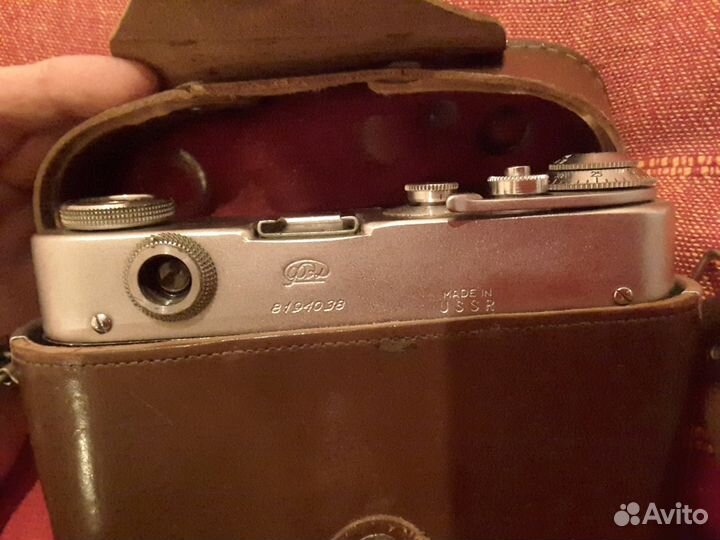 Фотоаппарат фед 3 1969год в чехле СССР