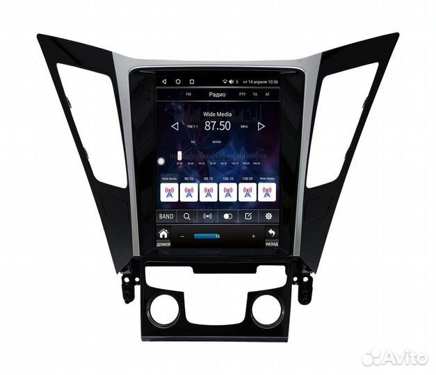 Магнитола тесла для Hyundai Sonata 2011 - 2014