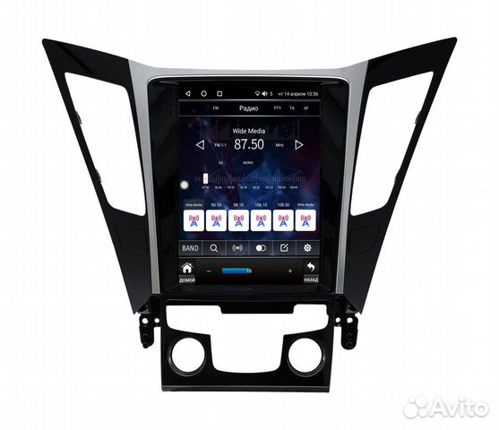 Магнитола тесла для Hyundai Sonata 2011 - 2014