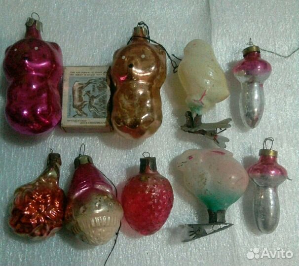 Елочные игрушки СССР 50-60 х годов