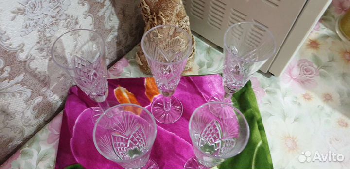 Хрустальные фужеры