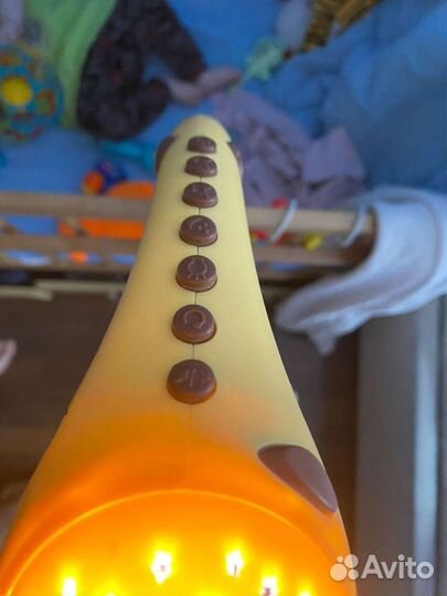 Колыбель Жираф с проектором музыкой и пультом ду