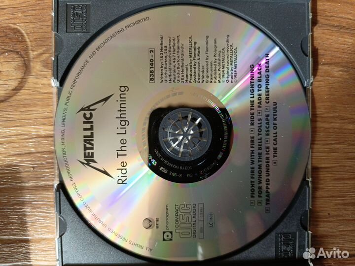 Cd диски Metallica