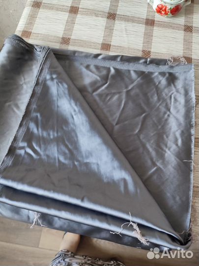 Отрез ткани атлас СССР