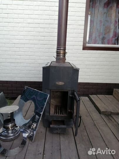 Чугунная печь камин бу