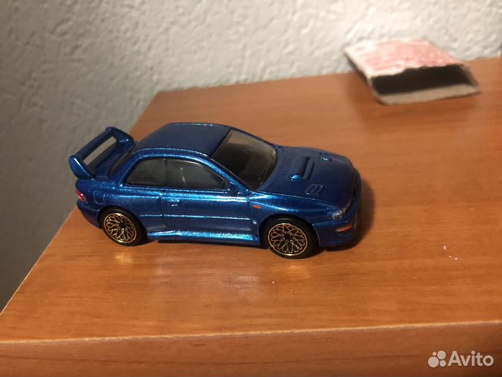 Hot wheels premium subaru impreza wrx sti 22b