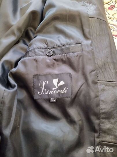 Куртка кожаная мужская