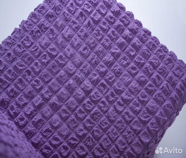 Чехлы на стулья со спинкой 4 шт набор, Лиловый