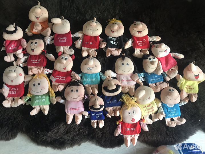 Мягкие игрушки куклы