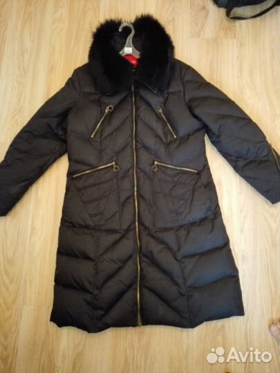 Пуховик черный