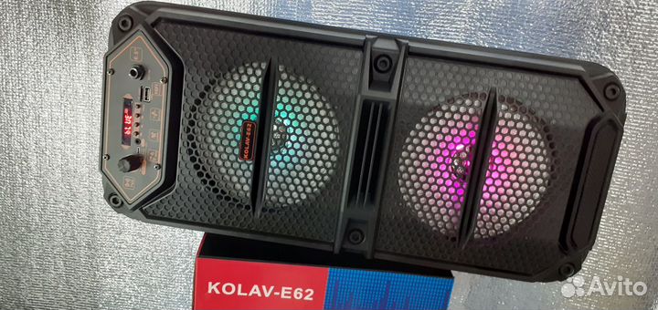 Колонка 54см Music Beach Беспроводная Блютуз Радио