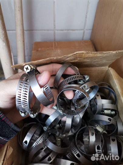 Хомуты червячные (новые)