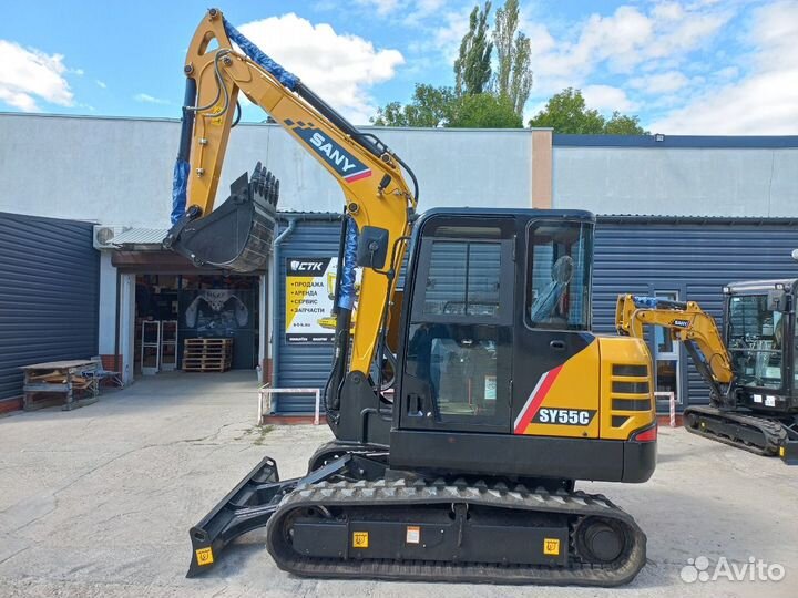 Мини-экскаватор Sany SY55C, 2024