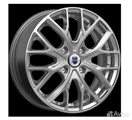 Диск K&K Лилиом Дарк Платинум 6*16/4*100 d60,1 ет4