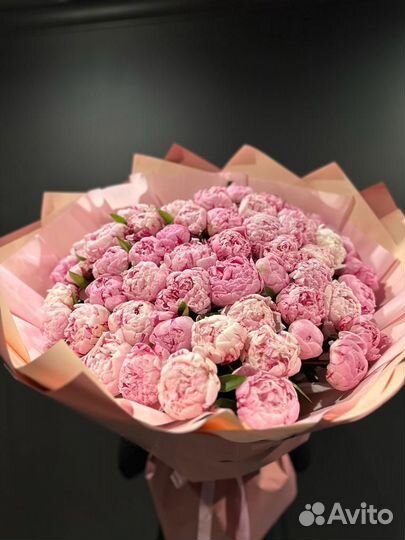 Свежие пионы букет для королевы