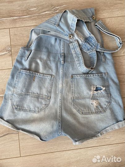 Джинсовый комбинезон и шорты