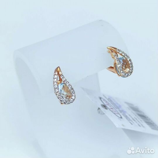 Золотые серьги