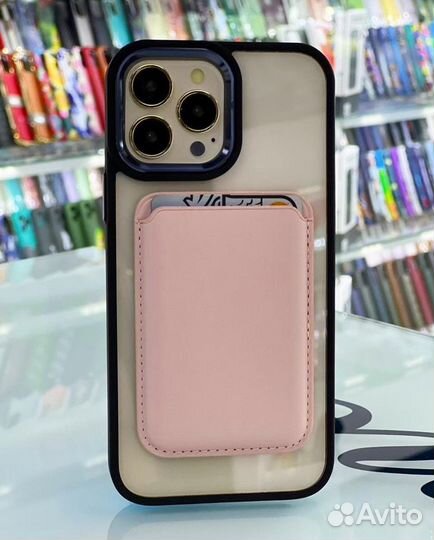 Магнитный чехол для карт, задний слот с MagSafe