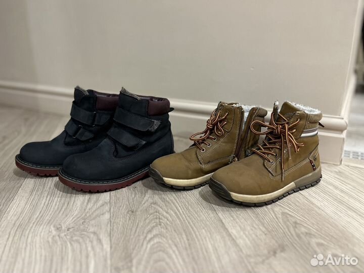 Ботинки детские зима осень 32 размер