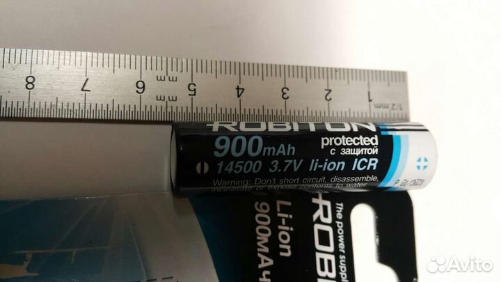 Аккумулятор li-ion 3.7в 14500 ICR